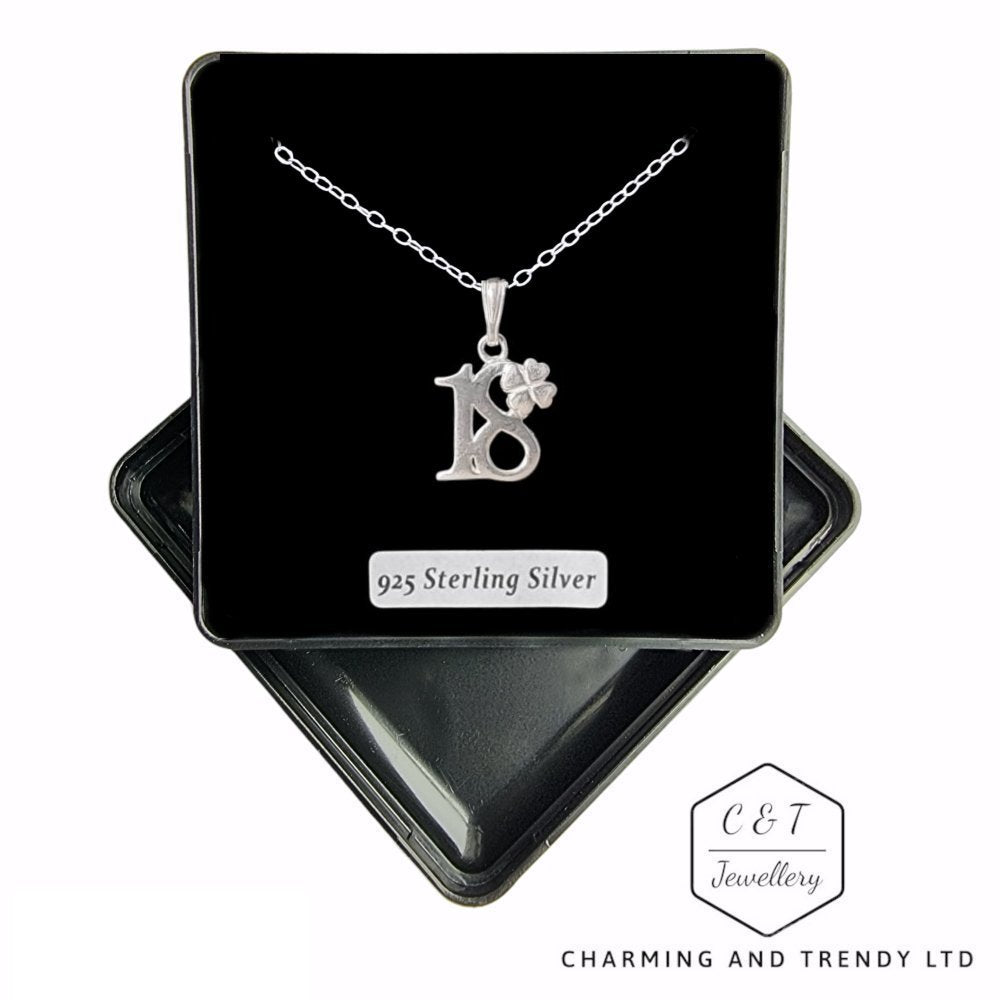 Sterling silver deals 18 pendant