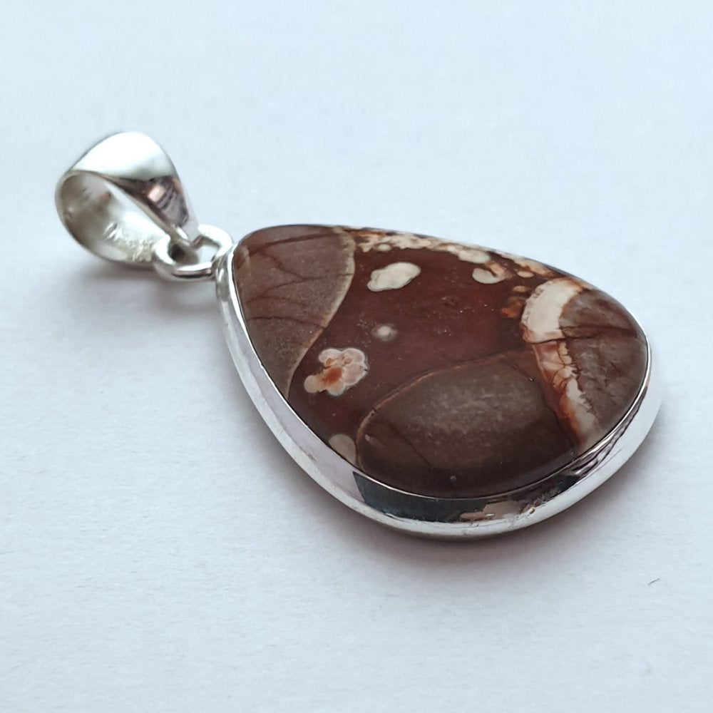 Pinolith newest Jasper Pendant 1 7/8