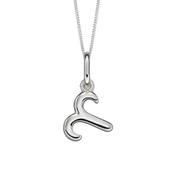 925 Sterling Silver Aries Zodiac Pendant & Chain with Meaning Card - Charming and Trendy Ltd